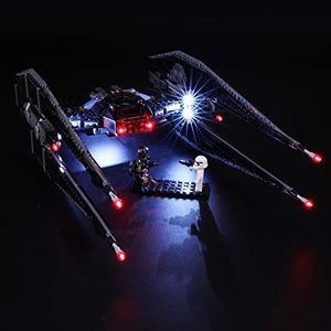 BRIKSMAX Zestaw oświetlenia BRIKSMAX Led do Lego Star Wars Kylo Ren's Tie Fighter, kompatybilny z modelem klocków Lego 75179 - bez zestawu Lego 1
