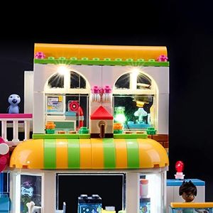 BRIKSMAX Zestaw oświetlenia led BRIKSMAX dla Lego Friends Heartlake City Pet Center, kompatybilny z modelem klocków Lego 41345 - bez zestawu Lego 4