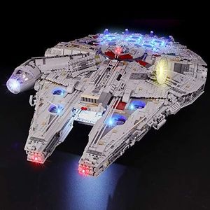 BRIKSMAX Zestaw oświetlenia BRIKSMAX Led do Lego Star Wars Millennium Falcon, kompatybilny z modelem klocków Lego 75192 - bez zestawu Lego 1