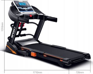 Bieżnia Fit-Net Bieżnia elektryczna G-Runner 550 Massager 6