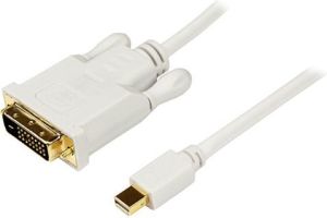 Kabel StarTech DisplayPort Mini - DVI-D 0.9m biały (MDP2DVIMM3W) 1