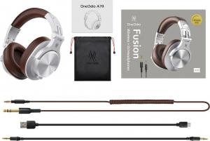 Słuchawki OneOdio A70 Srerbne 2