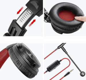 Słuchawki OneOdio Czerwone (PRO-M-BK) 3