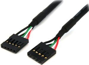 StarTech USB 5 pin - USB 5 pin, Czarny (USBINT5PIN24) 1