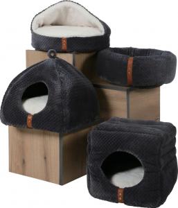 Zolux Legowisko dla kota Paloma z przykryciem, 480x480x150 mm, kol. szary 5