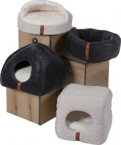 Zolux Legowisko dla kota PALOMA Cube 2w1, 350x350x,350 mm, kol. beżowy 11