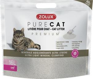 Żwirek dla kota Zolux PureCat Mineralny Naturalny 16 l 1