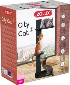 Zolux ZOLUX Drapak CITY CAT 3 590x610x1480 mm kol. grafitowy 3