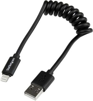 Kabel USB StarTech COILED LIGHTNING (USBCLT30CMB) 1