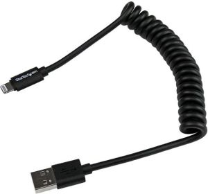 Kabel USB StarTech COILED LIGHTNING (USBCLT60CMB) 1