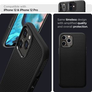 Spigen SPIGEN LIQUID AIR IPHONE 12/12 PRO MATTE BLACK 12