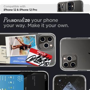 Spigen SPIGEN ULTRA HYBRID IPHONE 12/12 PRO CRYSTAL CLEAR 11