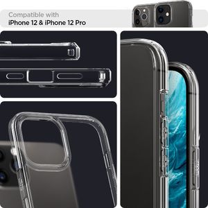 Spigen SPIGEN ULTRA HYBRID IPHONE 12/12 PRO CRYSTAL CLEAR 10