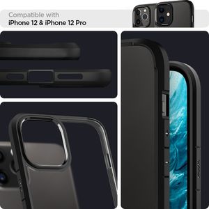 Spigen SPIGEN ULTRA HYBRID IPHONE 12/12 PRO MATTE BLACK 9