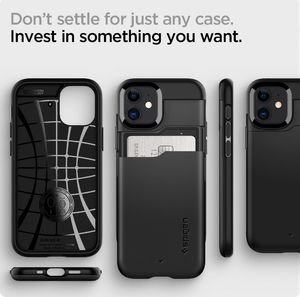 Spigen SPIGEN SLIM ARMOR CS IPHONE 12 MINI BLACK 15