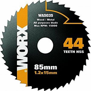 Worx tarcza 85 mm, 44 zęby, stal hss, worxsaw 1