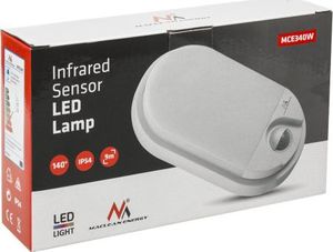 Kinkiet Maclean Lampa LED Maclean MCE340 W 15W czujnik ruchu na podczerwień 2