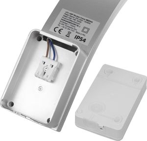 Kinkiet Maclean Lampa LED Maclean MCE343 SV ścienna zewnętrzna elewacyjna 4