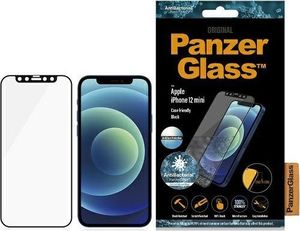 PanzerGlass Szkło hartowane do iPhone 12 mini Case Friendly Anti-glare Black (2719) 2