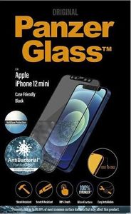 PanzerGlass Szkło hartowane do iPhone 12 mini Case Friendly Anti-glare Black (2719) 3