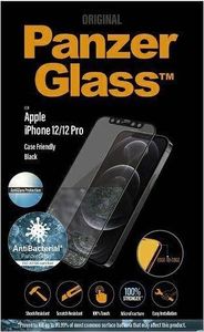PanzerGlass Szkło hartowane do iPhone 12/12 Pro Case Friendly  Anti-glare Black (2720) 3