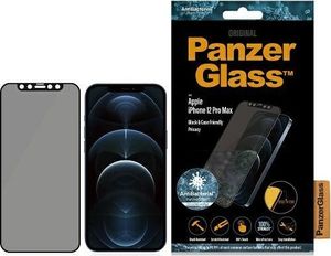 PanzerGlass Szkło hartowane do iPhone 12 Pro Max Privacy Balck (P2712) 2