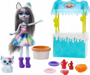 Mattel Enchantimals zestaw Zimowy sklepik (GJX35/GJX37) 1