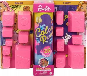 Lalka Barbie Mattel Color Reveal - Plażowo-imprezowa (GPD54/GPD55) 1