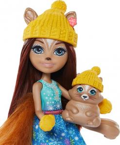 Mattel Lalka Enchantimals zestaw Lepienie Bałwanka 3