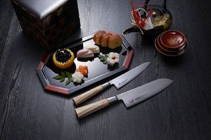 Suncraft Zestaw noży Suncraft Senzo Twisted Octagon z blokiem: [TO-SET] uniwersalny 8