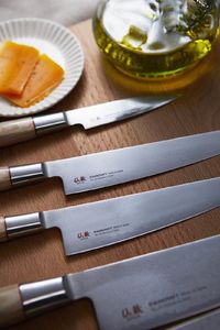 Suncraft Zestaw noży Suncraft Senzo Twisted Octagon z blokiem: [TO-SET] uniwersalny 9