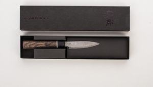 Suncraft Zestaw noży Suncraft Senzo Black z blokiem: [BD-SET] uniwersalny 8