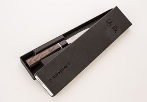 Suncraft Zestaw noży Suncraft Senzo Black z blokiem: [BD-SET] uniwersalny 9