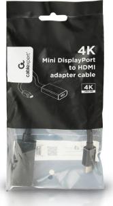 Adapter AV Gembird DisplayPort Mini - HDMI czarny (A-MDPM-HDMIF4K-01) 2