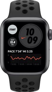 Smartwatch Apple Watch Series 6 Nike GPS 40mm Gray Alu Black Sport Czarny  (M00X3FD/A) 2