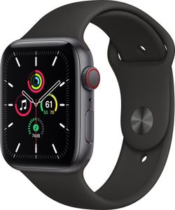Smartwatch Apple Watch SE GPS + Cellular 44mm Gray Alu Black Sport Czarny  (MYF02FD/A) 1