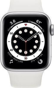 Smartwatch Apple Watch 6 GPS + Cellular 40mm Silver Alu White Sport Biały  (M06M3WB/A) 2