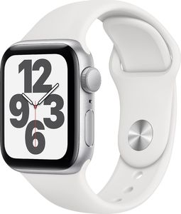 Smartwatch Apple Watch SE GPS 40mm Silver Alu White Sport Biały  (MYDM2WB/A) 1