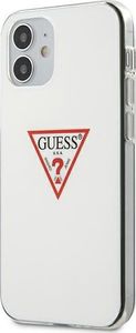 Guess Etui Guess Triangle Collection HardCase do iPhone 12 Mini białe 1