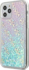 Guess Etui Guess Gradient Liquid Glitter 4G HardCase do iPhone 12 Pro Max różowe 1