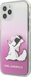Karl Lagerfeld Etui Karl Lagerfeld Choupette Fun do iPhone 12 Pro Max różowe 1