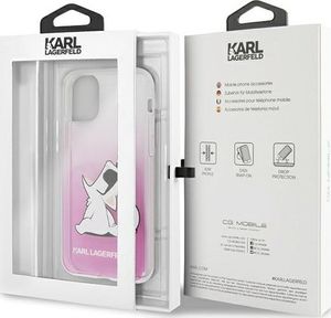 Karl Lagerfeld Etui Karl Lagerfeld Choupette Fun do iPhone 12 Pro Max różowe 4