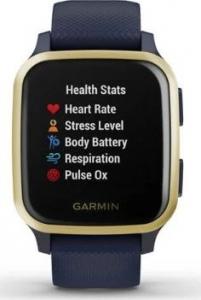 Zegarek sportowy Garmin Venu Sq Music Granatowy  (010-02426-12) 2
