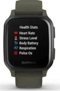 Zegarek sportowy Garmin Venu Sq Music Zielony  (010-02426-13) 2