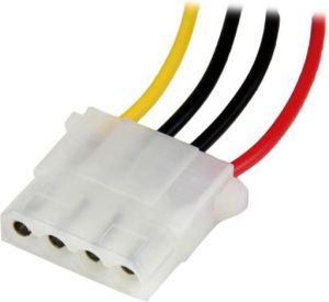 StarTech Molex - Molex, 0.3m, Wielokolorowy (LP4POWEXT12) 3