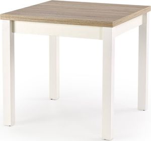 Selsey Stół rozkładany Lea 80-160x80 cm biały-dąb sonoma 1
