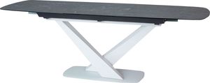 Selsey Stół rozkładany Vikin 160-220x90 cm grafit marmur 1