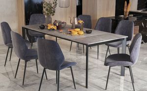 Selsey Stół rozkładany Kayko 180-260x90 beton 2