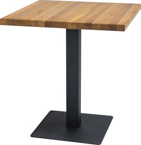 Selsey Stół Divock 80x80 cm z litego drewna dębowego 1