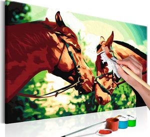 Obraz do samodzielnego malowania Malowanka Konie 1